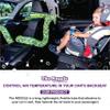 NOGGLE, 8ft - Kids Personal Air Conditioning System, Made in USA, Directs Cool Air to Children in The Backseat - Air Conditioning Vent Hose for Vehicles, Making The Back Seat Cool Again - Grey view 3