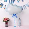 12 Pieces White Cloud Foil Balloons For Baby Shower Boys Girls Birthday Wedding Themed Decoration Party Supplies view 3