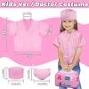 Gifts2U Pet Care Cage Play Set, Vet Clinic and Doctor Kit for Kids with Dress Up Costume, Doctor Medical Pretend Role Play Dog Grooming Toys, Puppy Feeding Carrier Toy for Boys and Girls Ages 3-8 view 3