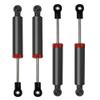 4Pcs RC Car Shocks Shock Absorber Internal Spring Shocks Damper Upgrade Parts Compatible with Axial SCX10 Traxxas TRX4 Redcat Tamiya 1/10 RC Crawler (Hole Distance:110mm, Black) view 1