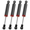 4Pcs RC Car Shocks Shock Absorber Internal Spring Shocks Damper Upgrade Parts Compatible with Axial SCX10 Traxxas TRX4 Redcat Tamiya 1/10 RC Crawler (Hole Distance:110mm, Black) view 2