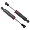 4Pcs RC Car Shocks Shock Absorber Internal Spring Shocks Damper Upgrade Parts Compatible with Axial SCX10 Traxxas TRX4 Redcat Tamiya 1/10 RC Crawler (Hole Distance:110mm, Black) view 4