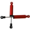 4Pcs RC Car Shocks Shock Absorber Internal Spring Shocks Damper Upgrade Parts Compatible with Axial SCX10 Traxxas TRX4 Redcat Tamiya 1/10 RC Crawler (Hole Distance:110mm, Red) view 3