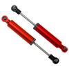 4Pcs RC Car Shocks Shock Absorber Internal Spring Shocks Damper Upgrade Parts Compatible with Axial SCX10 Traxxas TRX4 Redcat Tamiya 1/10 RC Crawler (Hole Distance:110mm, Red) view 4