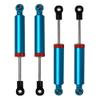 4Pcs RC Car Shocks Shock Absorber Internal Spring Shocks Damper Upgrade Parts Compatible with Axial SCX10 Traxxas TRX4 Redcat Tamiya 1/10 RC Crawler (Hole Distance:110mm, Blue) view 1