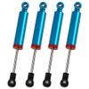 4Pcs RC Car Shocks Shock Absorber Internal Spring Shocks Damper Upgrade Parts Compatible with Axial SCX10 Traxxas TRX4 Redcat Tamiya 1/10 RC Crawler (Hole Distance:110mm, Blue) view 2