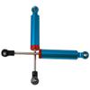 4Pcs RC Car Shocks Shock Absorber Internal Spring Shocks Damper Upgrade Parts Compatible with Axial SCX10 Traxxas TRX4 Redcat Tamiya 1/10 RC Crawler (Hole Distance:110mm, Blue) view 3