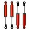 4Pcs RC Car Shocks Shock Absorber Internal Spring Shocks Damper Upgrade Parts Compatible with Axial SCX10 Traxxas TRX4 Redcat Tamiya 1/10 RC Crawler (Hole Distance:100mm, Red) view 1