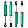 4Pcs RC Car Shocks Shock Absorber Internal Spring Shocks Damper Upgrade Parts Compatible with Axial SCX10 Traxxas TRX4 Redcat Tamiya 1/10 RC Crawler (Hole Distance:100mm, Green) view 1