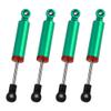 4Pcs RC Car Shocks Shock Absorber Internal Spring Shocks Damper Upgrade Parts Compatible with Axial SCX10 Traxxas TRX4 Redcat Tamiya 1/10 RC Crawler (Hole Distance:100mm, Green) view 2