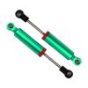4Pcs RC Car Shocks Shock Absorber Internal Spring Shocks Damper Upgrade Parts Compatible with Axial SCX10 Traxxas TRX4 Redcat Tamiya 1/10 RC Crawler (Hole Distance:100mm, Green) view 4