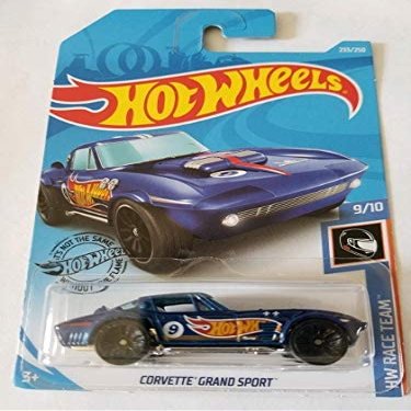 DieCast Hot Wheels Corvette Grand Sport (Blue), 233/250 HW Race Team 9/10
