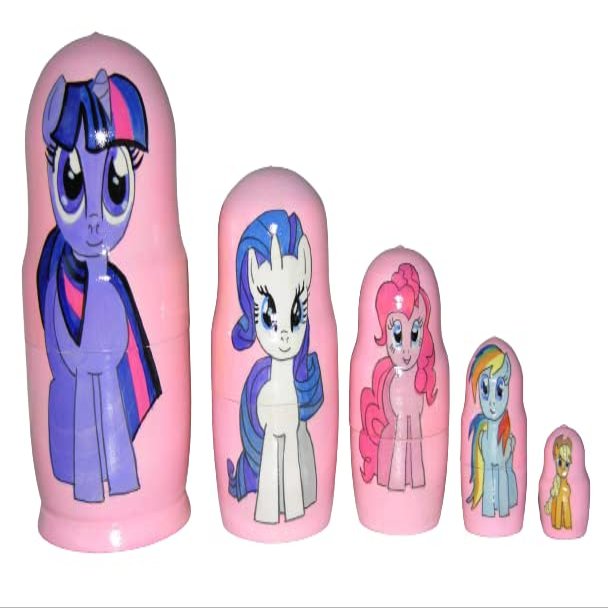 Ponies Nesting Doll