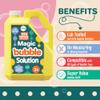 64 oz Iridescent Bubble Solution Refill | Non-Toxic Pre-Mix Bubble Refill Solution No Mixing or Measuring Required | Bubbles for Kids | Bubbles Bulk | Bubble Machine Solution | Giant Bubble Solution view 2