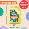 64 oz Iridescent Bubble Solution Refill | Non-Toxic Pre-Mix Bubble Refill Solution No Mixing or Measuring Required | Bubbles for Kids | Bubbles Bulk | Bubble Machine Solution | Giant Bubble Solution view 4