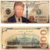 blinkee Two Pack 100 USD President Donald Trump Collectible Gold Plated Fake Bank Note view 2