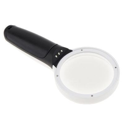 Microscope Kit Magnifying Glasses with Light for Reading, Handheld 3X 45X Illuminated Magnifier Microscope with 3 LED Microscope Lens Adapters (Color : 3)