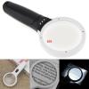 Microscope Kit Magnifying Glasses with Light for Reading, Handheld 3X 45X Illuminated Magnifier Microscope with 3 LED Microscope Lens Adapters (Color : 3) view 2