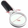 Microscope Kit Magnifying Glasses with Light for Reading, Handheld 3X 45X Illuminated Magnifier Microscope with 3 LED Microscope Lens Adapters (Color : 1) view 3