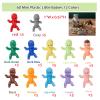 ZZYFGH 60 Mini Plastic Little Babies 12 Colors Tiny Figurines for Baby Shower Ice Cube Game, Bulk Small King Cake Dolls 1 Inch view 2