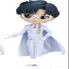 Banpresto Sailor Moon Eternal Q posket PRINCE ENDYMION Rare PVC Figure 14cm view 1