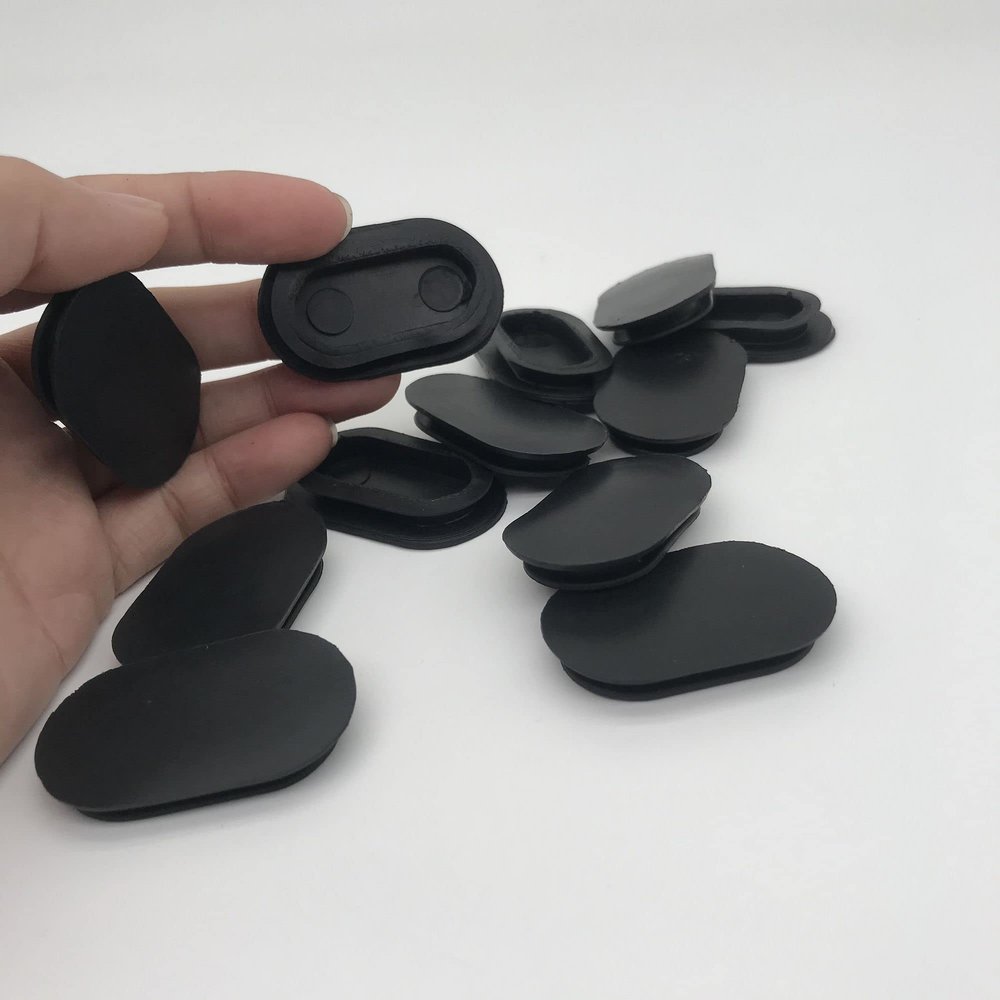 Black Piggy Piggy Bank Oval Sealing Plug Bottom Cover of Money Saving Box(10, OD:26X43MM (ID:15X32mm))