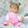 KAWAYII 55CM Full Body Silicone Waterproof Toddler Girl Doll Princess Lifelike Soft Touch 3D Skin Multiple Layers Painting Doll view 1