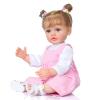 KAWAYII 55CM Full Body Silicone Waterproof Toddler Girl Doll Princess Lifelike Soft Touch 3D Skin Multiple Layers Painting Doll view 2
