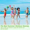 ZMLM Toss Catch Ball Toy Set: Upgraded Kid Outdoor Toy Game Beach Pool Backyard Lawn Sport Activity Fun Outside Indoor Family Toy for Age 3-12 Girl Boy Kid Birthday Summer Gifts view 3