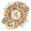 jinyi2016SHOP Wall Clocks DIY Assembly Toy Gifts Children Children Adult LC3D Wooden Model Building Block Kit Zodiac Wall Clock Horloge murale (Color : Time Engine Calendar) view 2