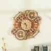 jinyi2016SHOP Wall Clocks DIY Assembly Toy Gifts Children Children Adult LC3D Wooden Model Building Block Kit Zodiac Wall Clock Horloge murale (Color : Time Engine Calendar) view 3