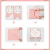 Floral One Boxes for 1st Birthday Girl - 3pcs Rose Gold Floral One Balloons Blocks, First Birthday Balloons One Boxes for Baby Girl, Pink Floral 1st Birthday Decorations view 3