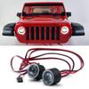 1/10 RC Car Angel Eyes 22mm LED Lights Headlights for Axial SCX10 III AXI03007 RC Crawler Car Upgrades view 1