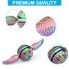 Hand Fidget Spinner Toy for Kids Adults, Rainbow Metal Sensory Ball Orb Toy for Boys Gilrs, Gift for Anxiety Stress Relief, Quiet Desk Toys Decoration for School Home Office view 4