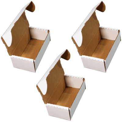 3-Pack 400-count Trading/Gaming Card Storage Box Woodhaven Trading Firm Brand