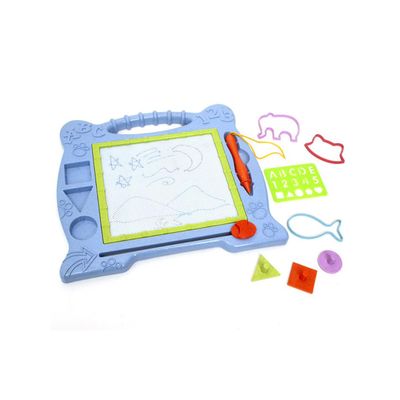 Boley Roo Crew: Magic Doodle Board - 9 Pieces - Travel Friendly, Sketch & Erase, Animal Shapes, ABC, Magnetic Writing Toy, Preschool, Toddler & Kids Ages 3+