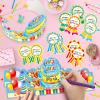 LACCHOUFEE 90 Pieces Happy Birthday Kits for Kids Classroom - Include Adjustable Happy Birthday Hats, Colored Silicone Stretch, Badge Stickers - School Teachers Students Kindergarten Party Supplies view 4