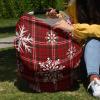 Baby Car Seat Covers Christmas Winter Snowflake Red Black Buffalo Plaid Nursing Covers Breastfeeding Scarf Soft Stretchy Carseat Canopy Cover Shopping Cart Cover Stroller Covers for Baby Girls Boys view 4
