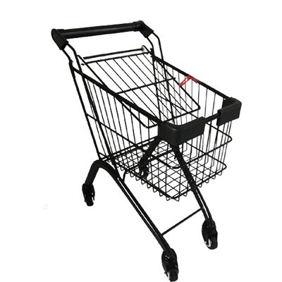 YYDS Shopping cart Toy Shopping Cart with Rolling Wheels Shopping Cart Easy Storage Metal Frame for Kids and Toddler Grocery Shopping Cart Utility cart (Color : Black)