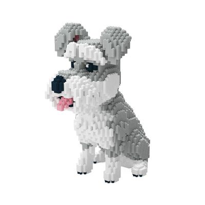 BDYDT Dog Schnauzer Micro Building Blocks Set2817PCS Gift for Adults and Kids
