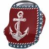 Baby Car Seat Covers Independence Day America Flag Anchor Nursing Covers Breastfeeding Scarf Soft Stretchy Carseat Canopy Cover Shopping Cart Cover Stroller Covers for Baby Girls Boys view 1