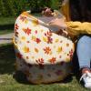 Baby Car Seat Covers Thanksgiving Fall Art Maple Leaves Nursing Covers Breastfeeding Scarf Soft Stretchy Carseat Canopy Cover Shopping Cart Cover Stroller Covers for Baby Girls Boys view 4