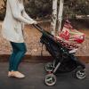 Baby Car Seat Covers Valentine's Day Red Truck with Roses Wood Grain Nursing Covers Breastfeeding Scarf Soft Stretchy Carseat Canopy Cover Shopping Cart Cover Stroller Covers for Baby Girls Boys view 3