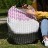 Baby Car Seat Covers Modern Geometric Zig Zag Pink Gray Pattern Nursing Covers Breastfeeding Scarf Soft Stretchy Carseat Canopy Cover Shopping Cart Cover Stroller Covers for Baby Girls Boys view 4