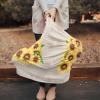 Baby Car Seat Covers Sunflower Nursing Covers Breastfeeding Scarf Soft Stretchy Carseat Canopy Cover Shopping Cart Cover Stroller Covers for Baby Girls Boys view 2