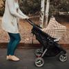 Baby Car Seat Covers Autunm Brown Lattice Nursing Covers Breastfeeding Scarf Soft Stretchy Carseat Canopy Cover Shopping Cart Cover Stroller Covers for Baby Girls Boys view 3