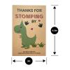 Y_Bong Dinosaur Party Favors - Dinosaur Birthday Party Supplies - 24 Pack Dino Egg Hatching Card Bulk - Funny Birthday Party Decorations for kids Boys Girls Toddler view 3
