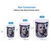 $100 Dollar Bill Piggy Bank 5 7/8" Tall Coin Saving Money Currency Benjamin Franklin Tin Can Banknote Jar (1 Pack, 7 1/4" X 4 3/4") view 3