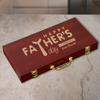 Personalized Fathers Day Gifts, Rosewood 300 Chip Poker Set for Dad, Custom Poker Gifts for Dad view 1