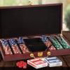 Personalized Mothers Day Gifts, Rosewood 300 Chip Poker Set for Mom, Gift for Mom from Daughter view 2
